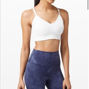 Lululemon Ebb to Street Bra in White